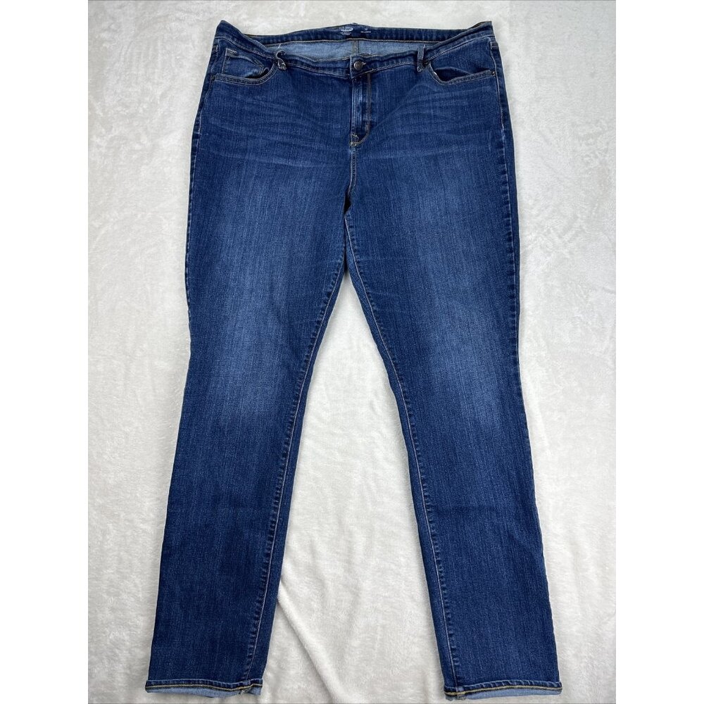 Old Navy Jeans Women’s Size 16 Tall Sweetheart Straight Lakeshore Denim Blue
